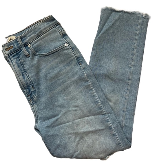 Madewell Denim - Madewell Women's The Perfect Vintage Straight Leg Jeans - Light Blue size 28